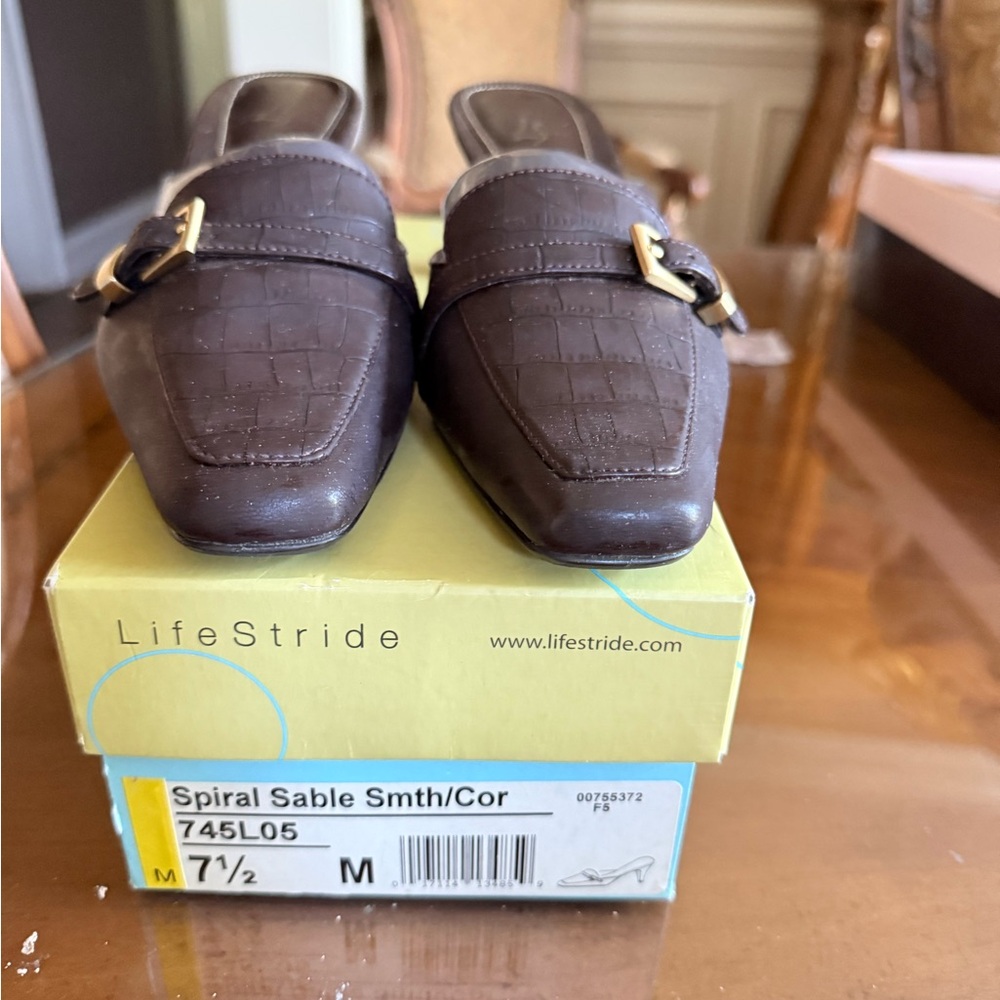 Life Stride Brown Loafers Slip-Ons
